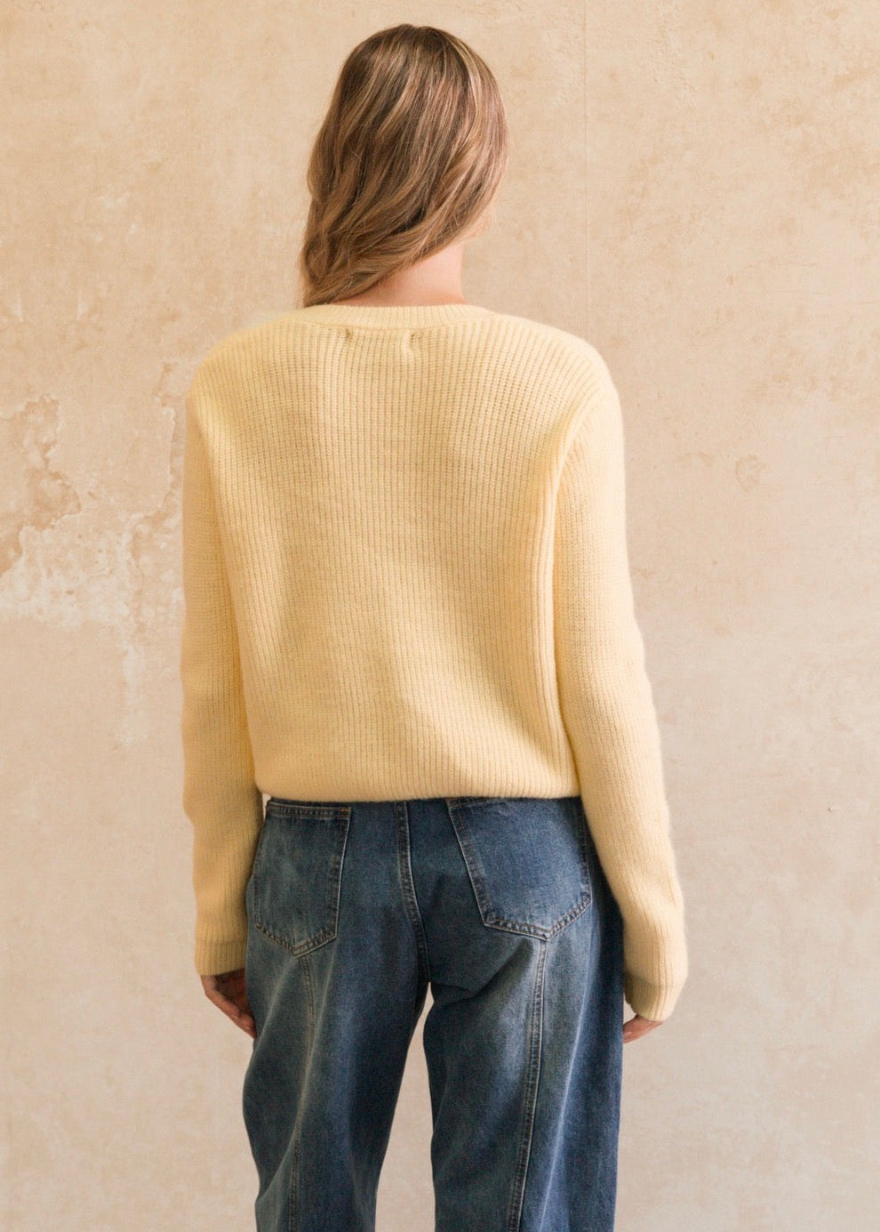 Bow Ditta Cardigan Butter