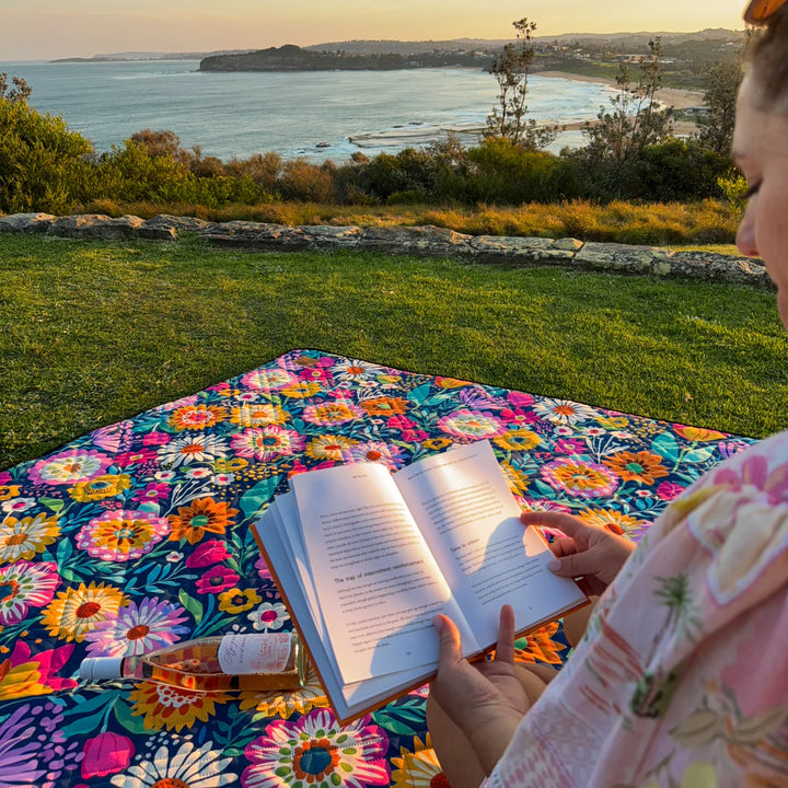 Saltwater Joyful Bloom Picnic Rug
