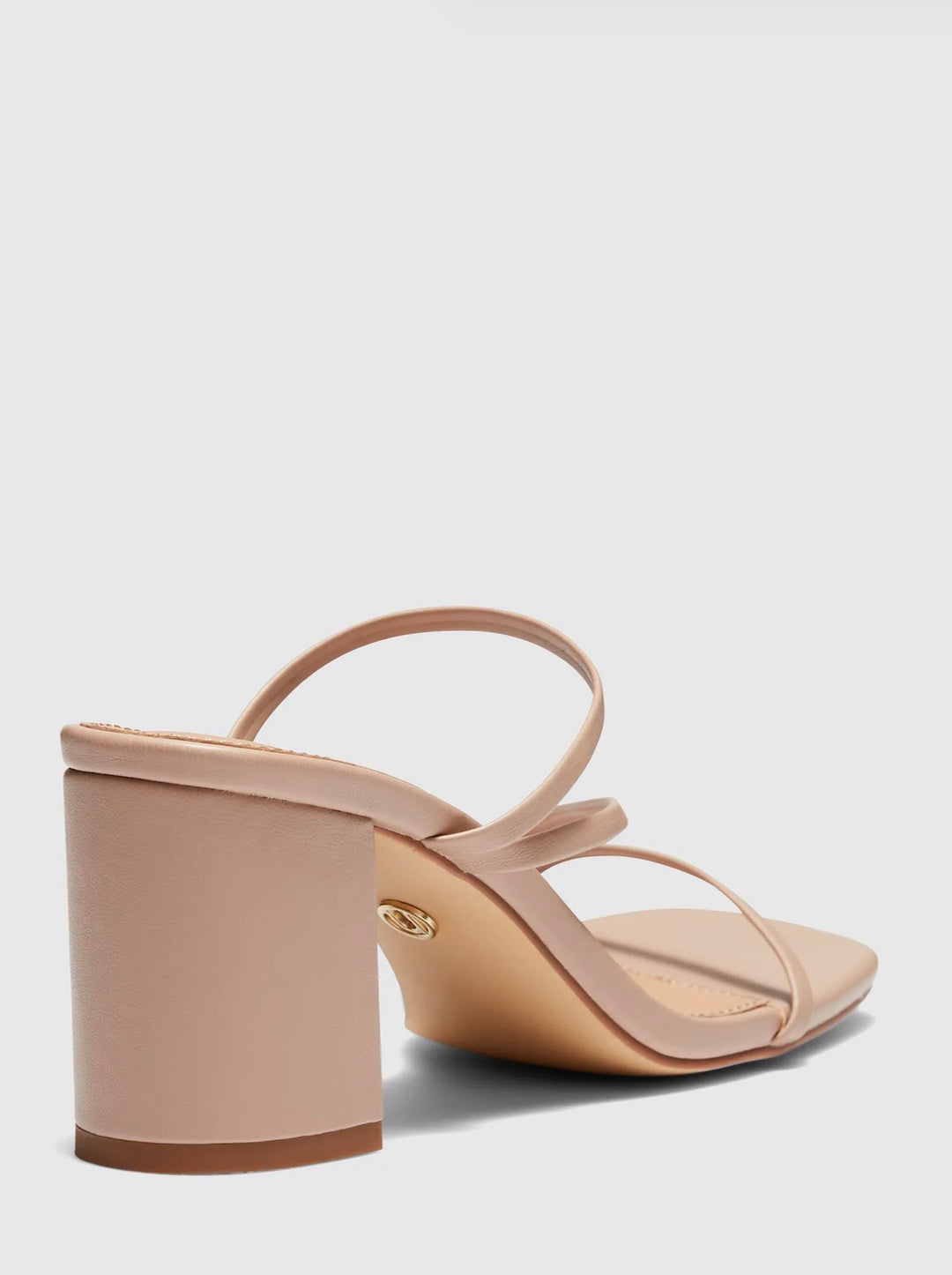 NOVO Nata Block Heels Nude
