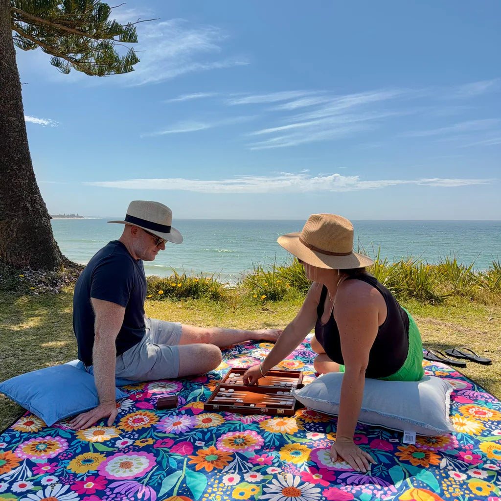 Saltwater Joyful Bloom Picnic Rug