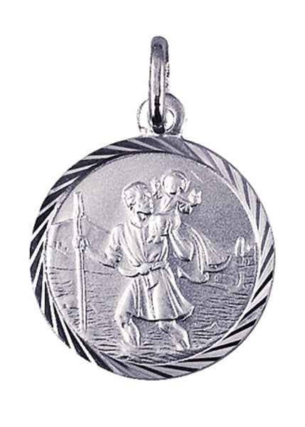 S/S St Christopher Pendant