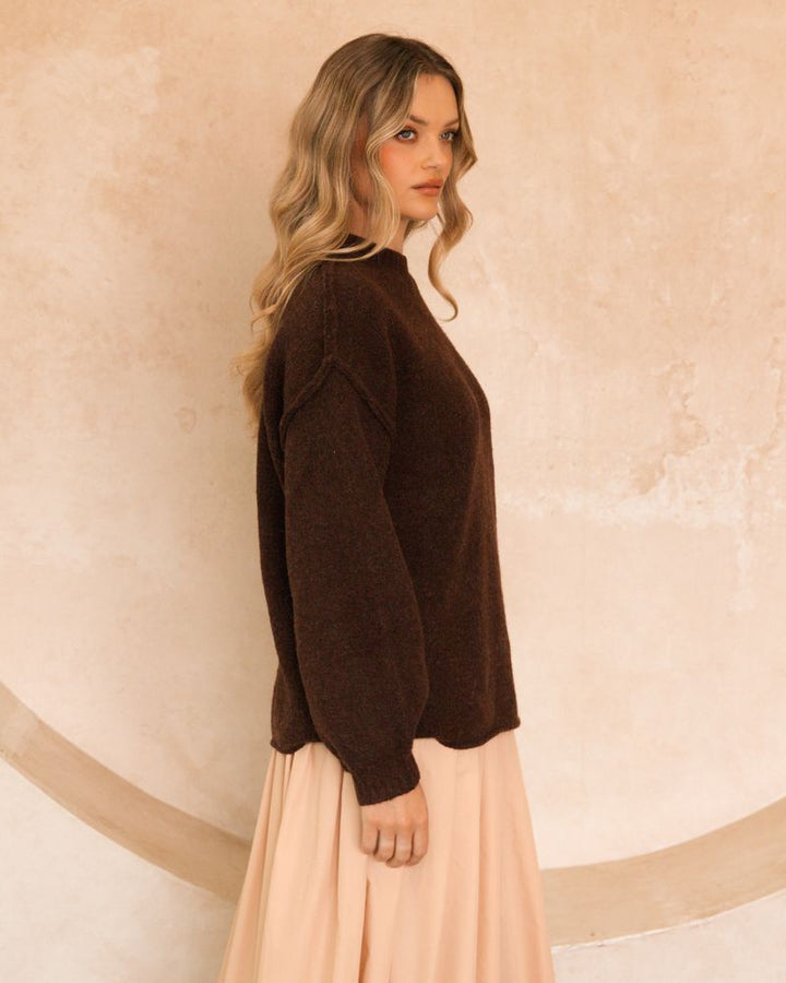 Scarlett Jumper Chocolate
