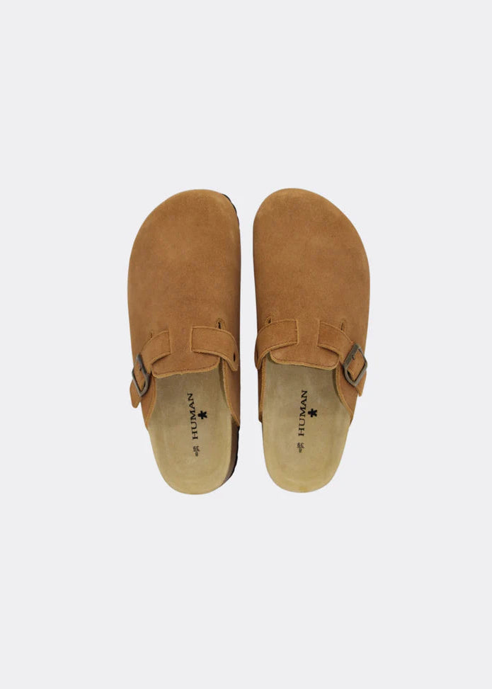 Lara Slide - Tan Suede