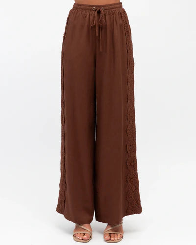 Simone Lace Trim Shirt