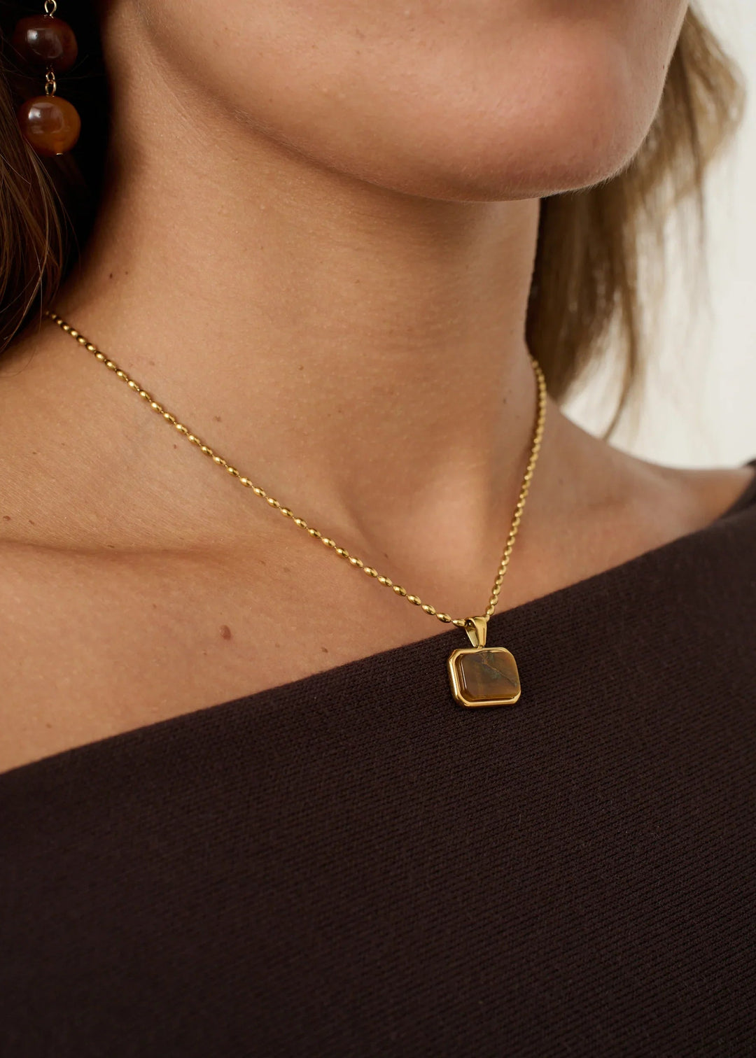 Voyager Tiger Eye Necklace
