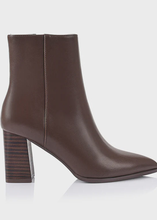 Maxine Ankle Boots Chocolate Brown