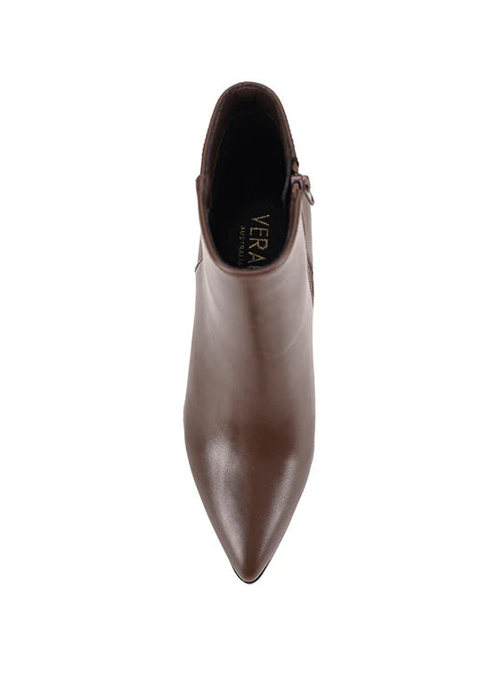 Maxine Ankle Boots Chocolate Brown