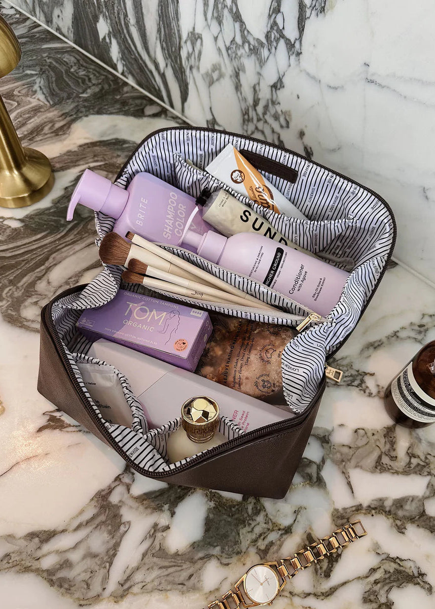 Orion Overnight Cosmetic Case Chocolate