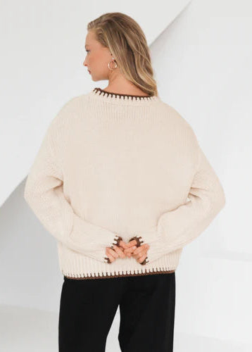 Conical Scape Knit Jumper