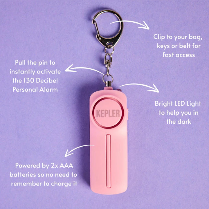 KEPLER Personal Alarm Pink