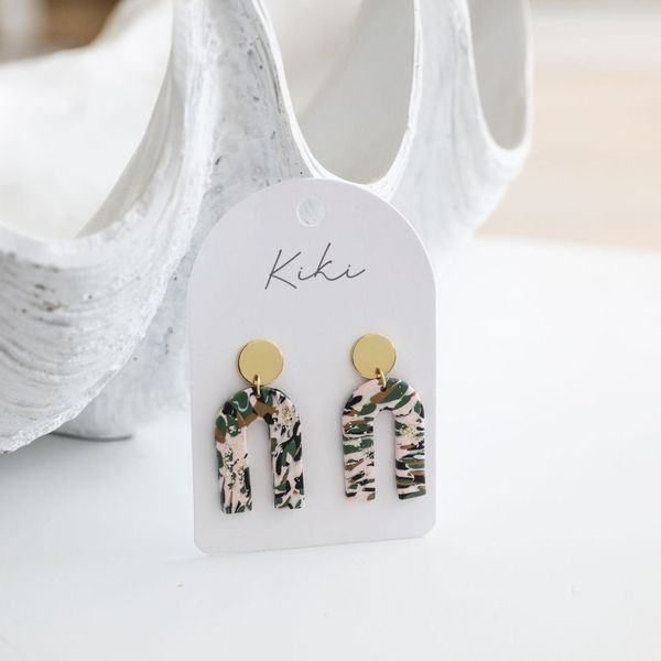 Kiki Rainbow Terrazzo Earrings