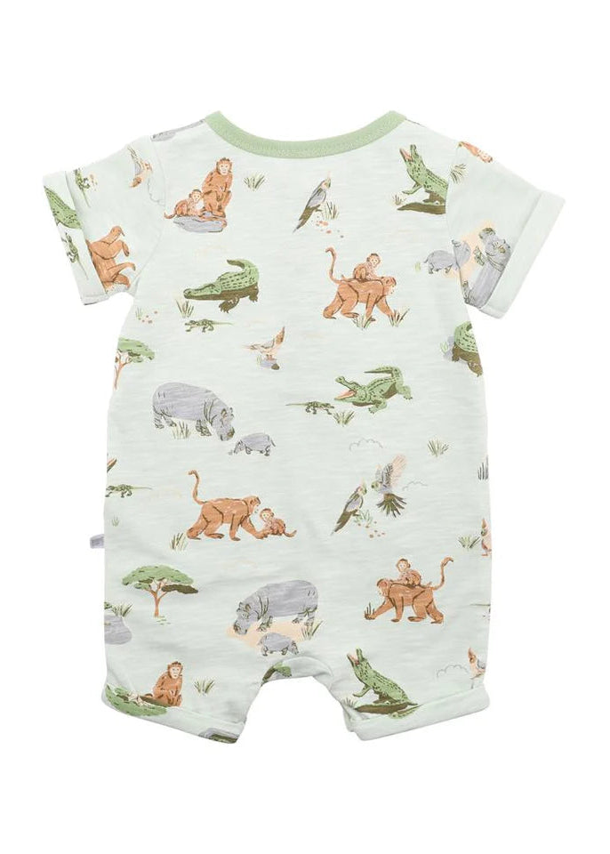 The Waterhole Print SS Romper