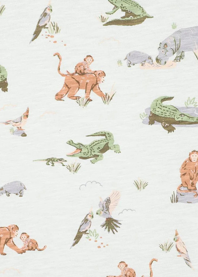 The Waterhole Print SS Romper