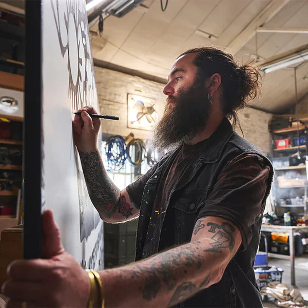 SIN TOPSHELF Matt Black - Brown Sunglasses