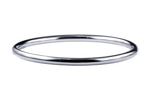 ST Steel Silver  IP 4.50mm Round Bangle