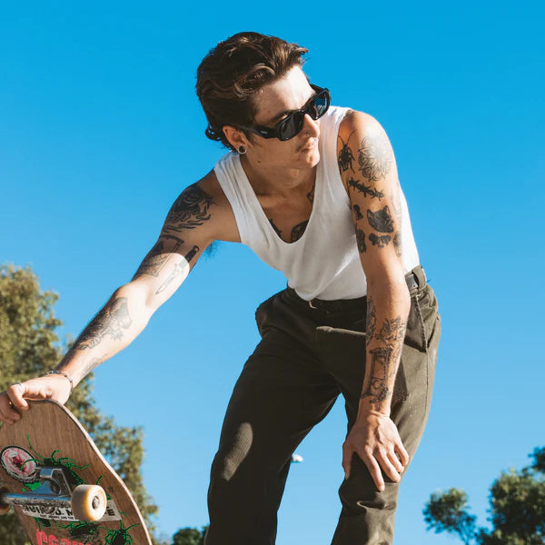 SIN SACRAMENT Black - Smoke Sunglasses