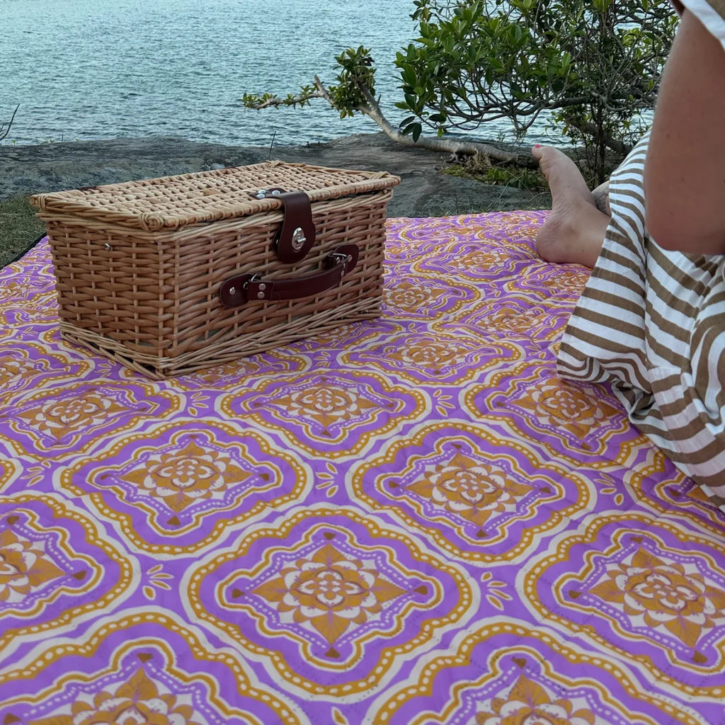 Saltwater Sahara Dusk Picnic Blanket