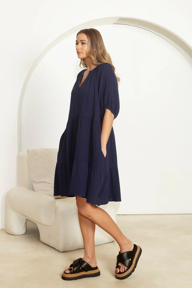 Henny Dress Navy