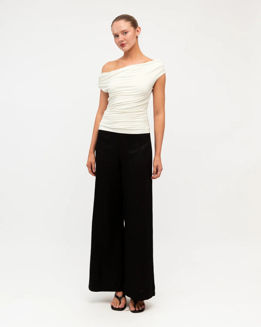 Jasmine Off the Shoulder Top Ivory