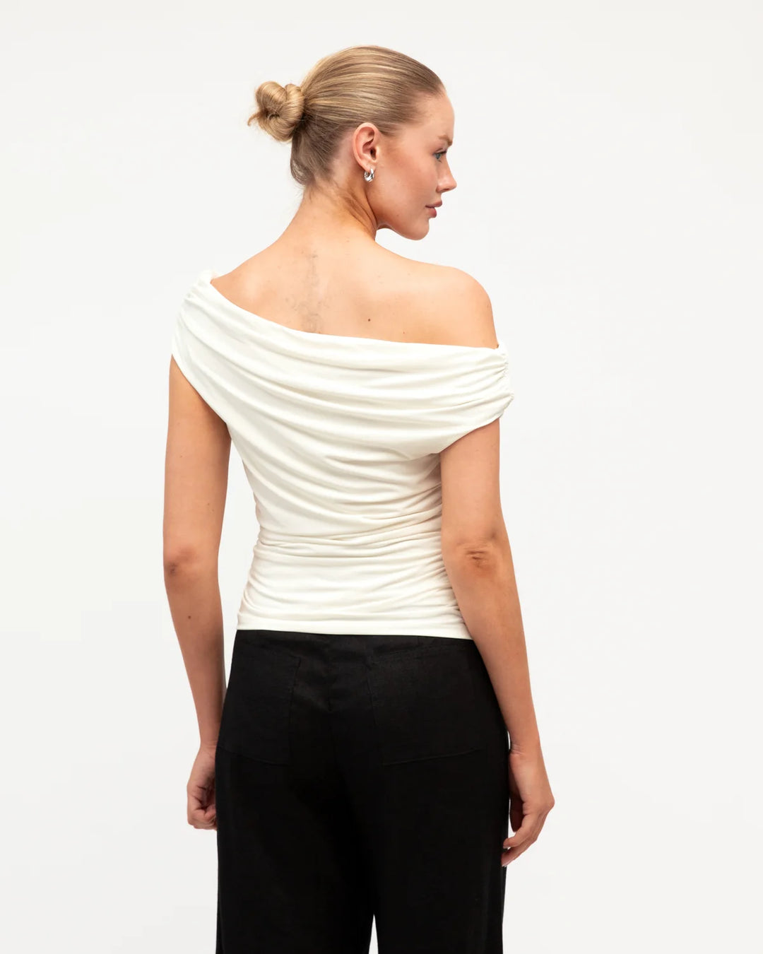 Jasmine Off the Shoulder Top Ivory