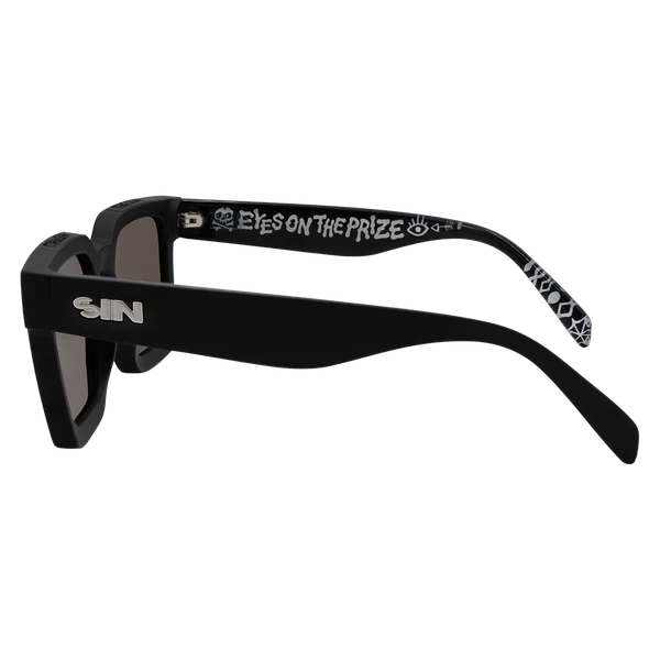 SIN TOPSHELF Matt Black - Brown Sunglasses