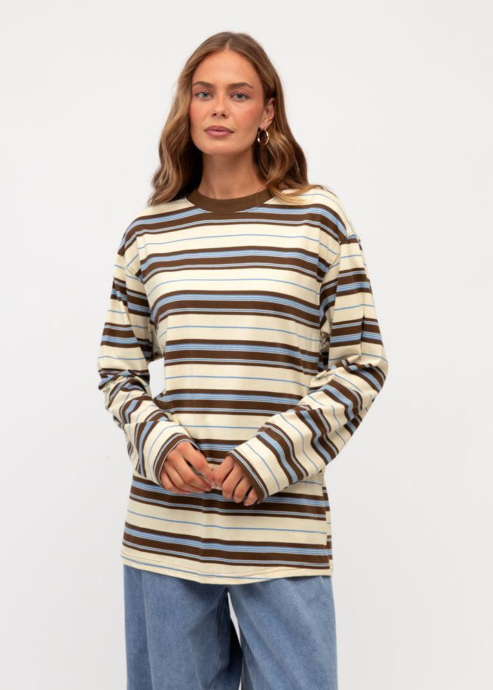 Fun Days Stripe L/S Tee