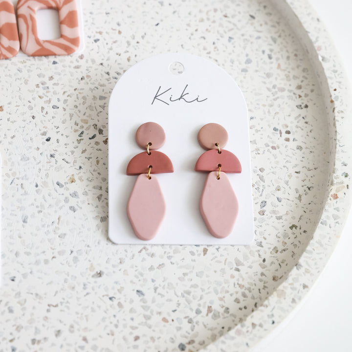 Kiki Pink Drop Earrings