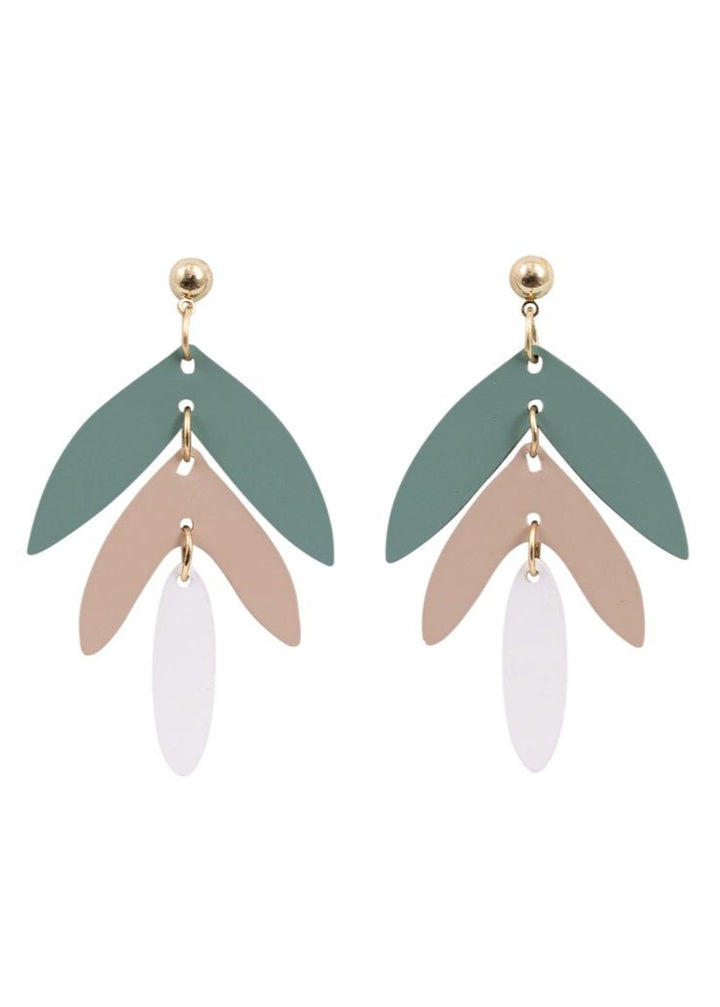 KiKi Green Leaves Earrings