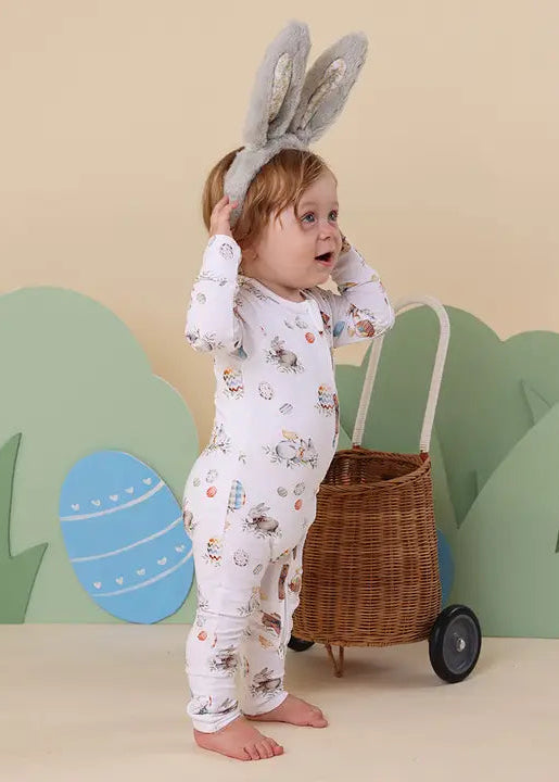 Flopsy Bunnies Organic Snugglesuit Convertible Romper