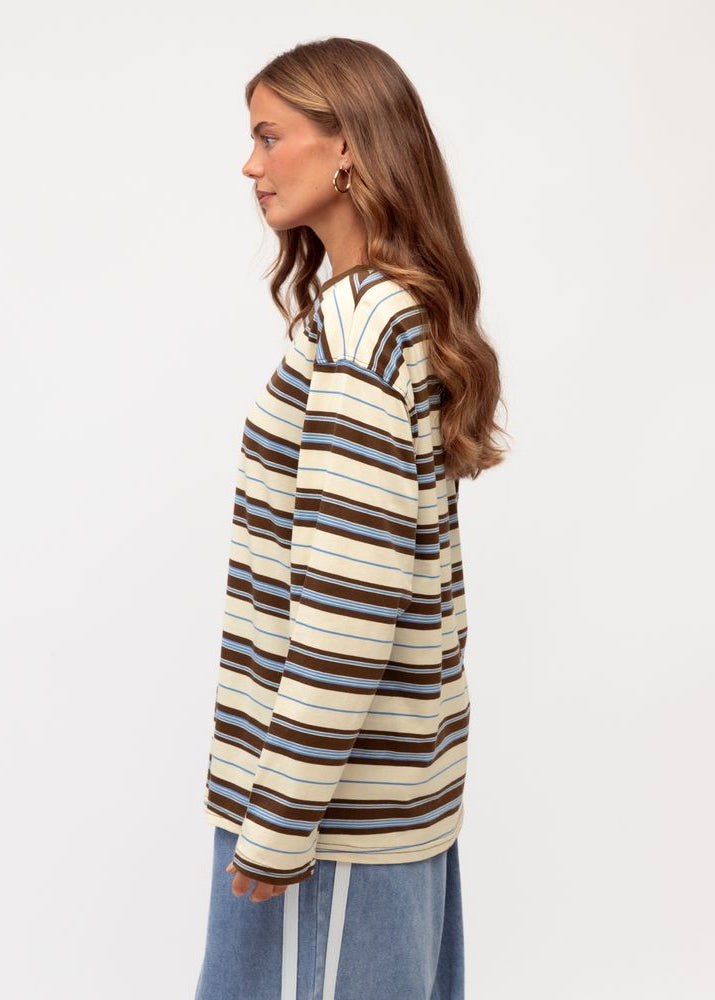 Fun Days Stripe L/S Tee