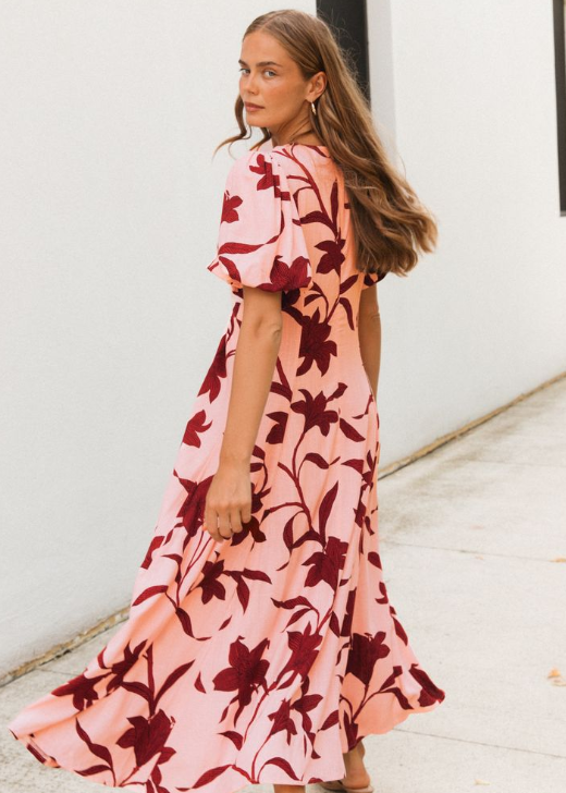 Chloe Twist Knot Maxi Dress