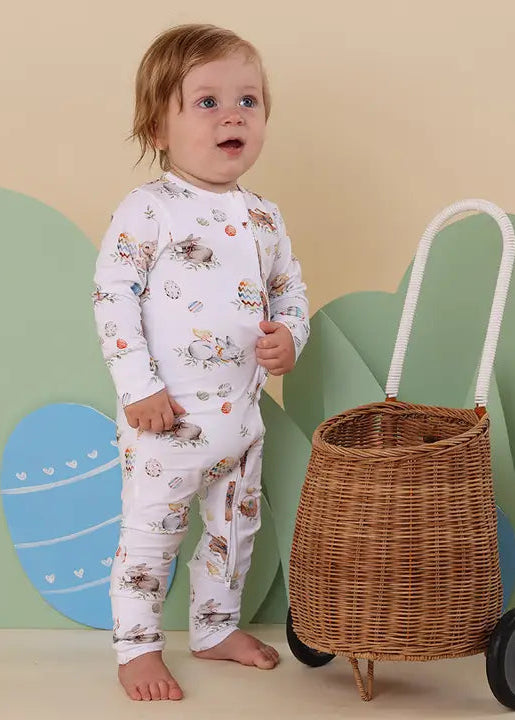 Flopsy Bunnies Organic Snugglesuit Convertible Romper