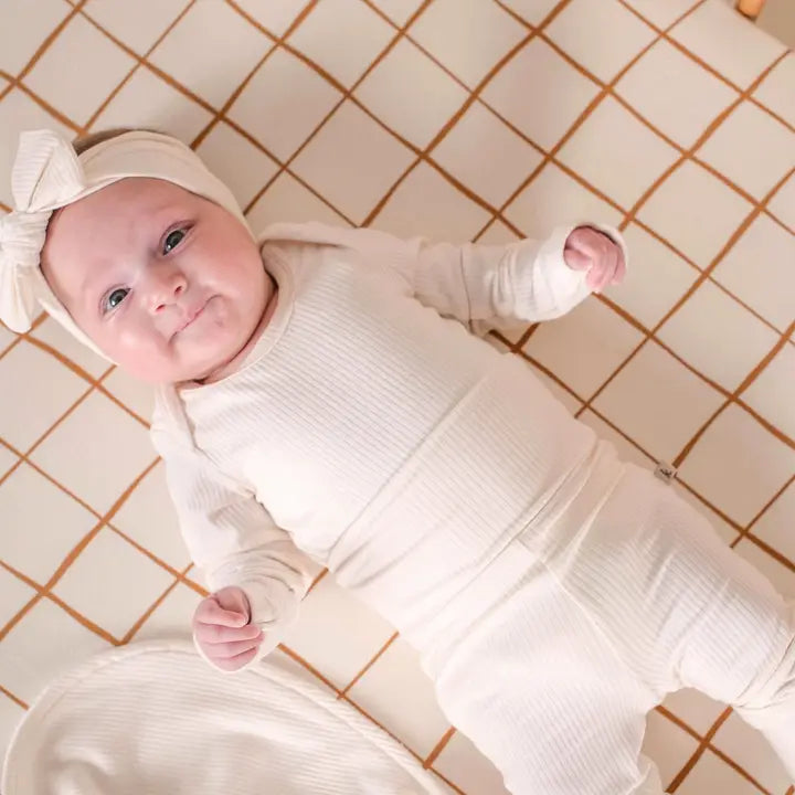 KiiN Cot Organic Sheet - Lattice