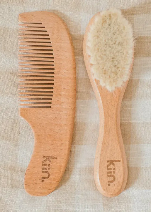 Wooden Brush & Comb Set KiiN