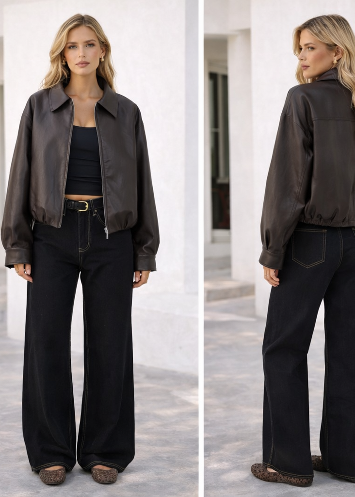 Jude Bomber Jacket Chocolate