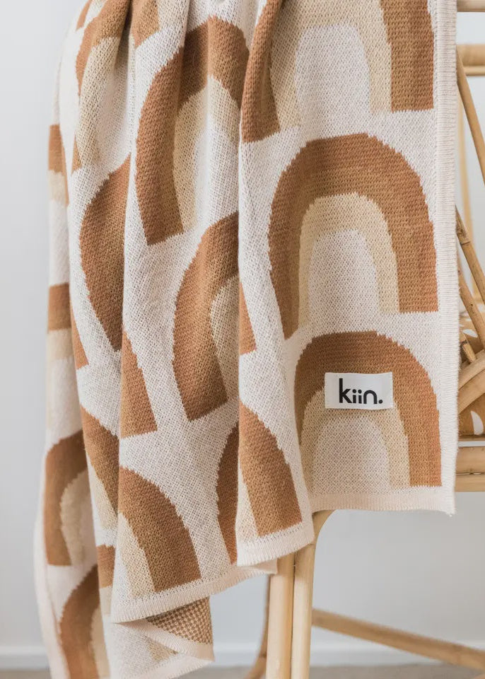 Organic Cotton Knitted Blanket
