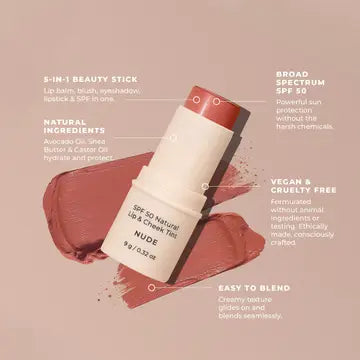 SPF 50 Natural Lip & Cheek Tint NUDE