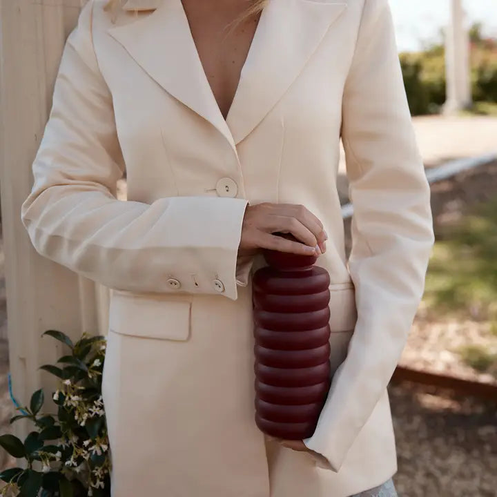 The Bubble Reusable Water Bottle 700ml - Cherry