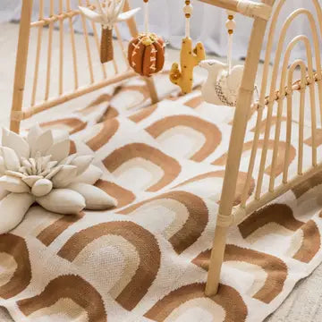 Organic Cotton Knitted Blanket