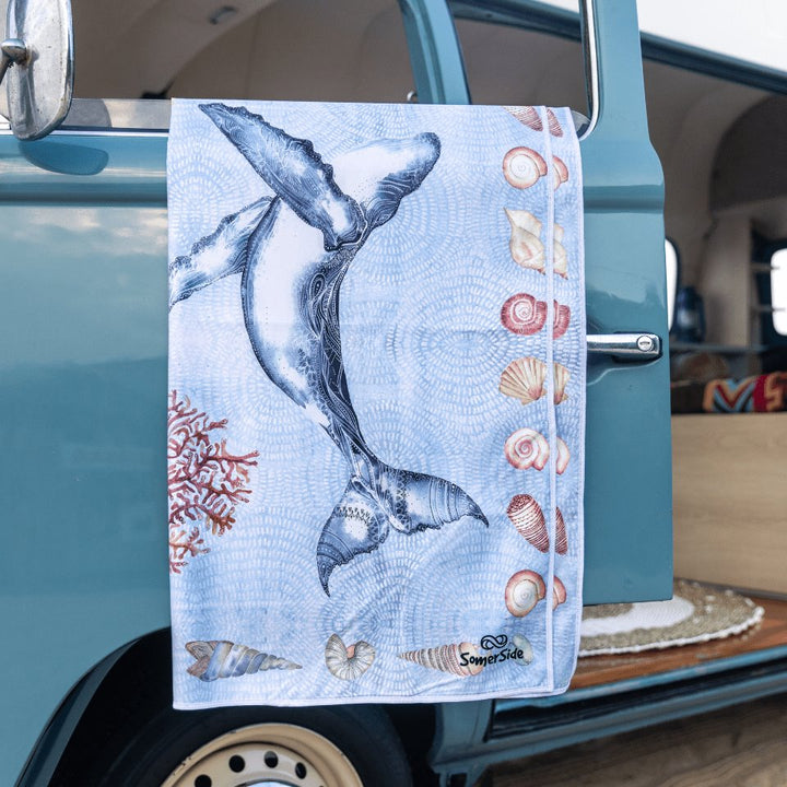 BY THE SEA - SAND FREE BEACH TOWEL Large
