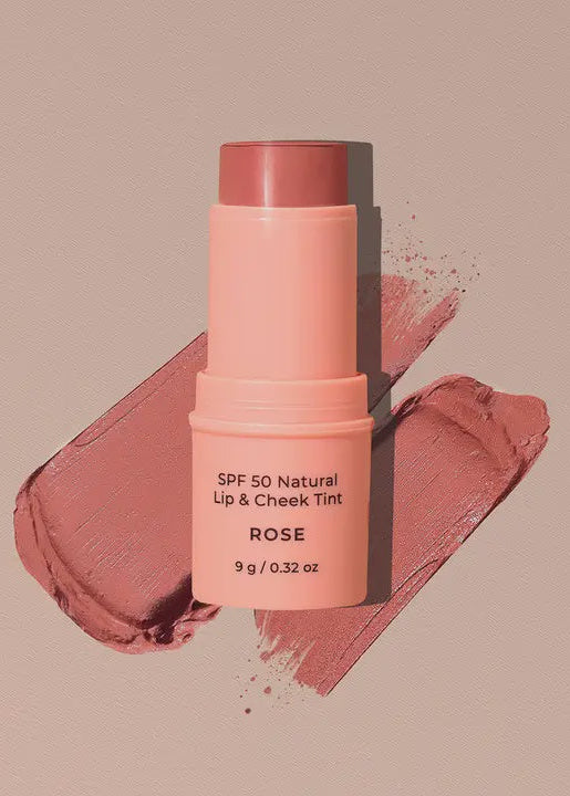 SPF 50 Natural Lip & Cheek Tint ROSE