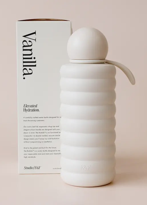 The Bubble Reusable Water Bottle 700ml - Vanilla