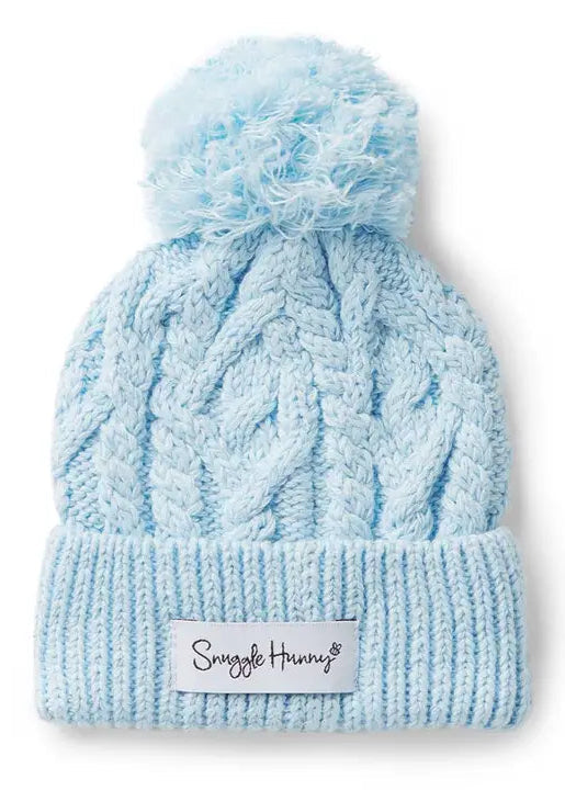 Baby Blue Organic Baby Knit Beanie