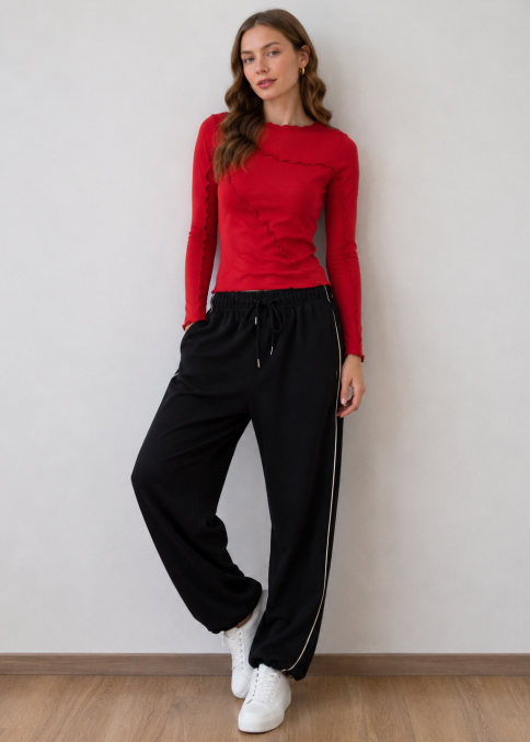 Seams Right Top Red