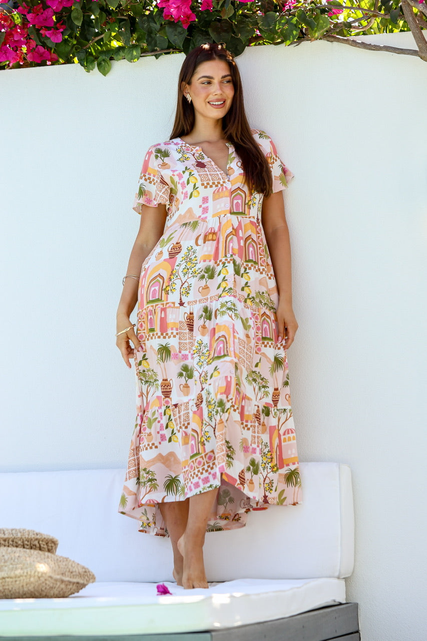 Moroccan Door Midi Dress