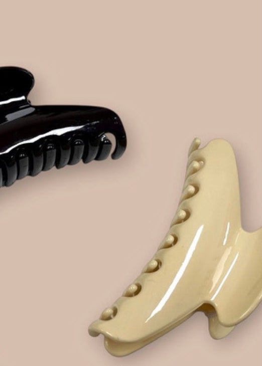 Jazzi Claw Clip Cream