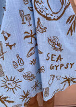 Blue Gypsy Mini Dress