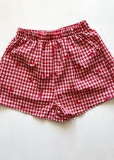 Gingham Cherry Shorts