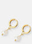 Daphne Gold Plated Pearl Earrings