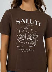 Saluti Tee Brown